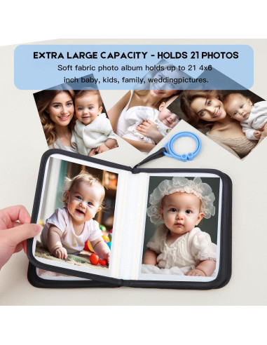 Álbum de Fotos de Bebé Niselity - Mi Primer Libro 21 Fotos