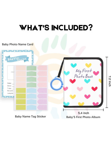 Álbum de Fotos de Bebé Niselity - Mi Primer Libro 21 Fotos