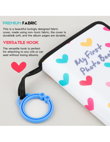 Álbum de Fotos de Bebé Niselity - Mi Primer Libro 21 Fotos