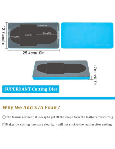 Cortador de Troqueles SUPERDANT para Tarjetas 12.7x25.4cm 2