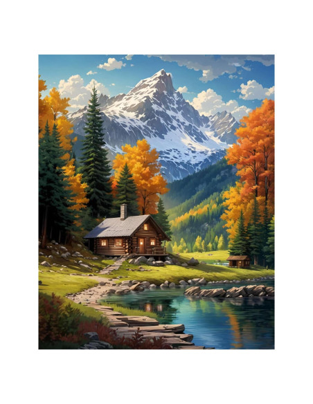 Kit de Pintura por Números Ldazao Montaña 50.8x40.6 cm