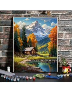 Kit de Pintura por Números Ldazao Montaña 50.8x40.6 cm 2