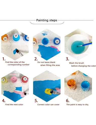 Kit de Pintura por Números Ldazao Montaña 50.8x40.6 cm