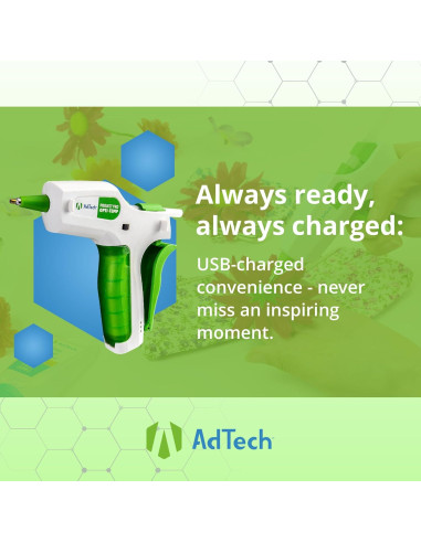 Pistola de Pegamento Inalámbrica AdTech Project Pro 10 cm