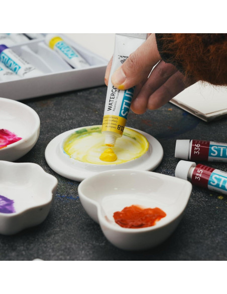 Conjunto de 24 tubos de pintura acuarela PHOENIX 12ml no tóxica Conjunto de 24 tubos de pintura acuarela PHOENIX 12ml no tóxica