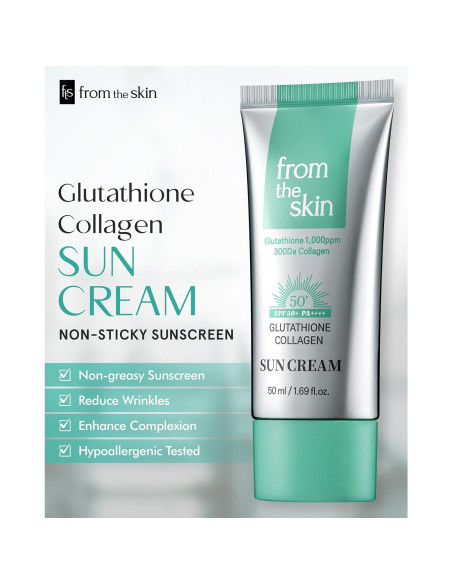 Crema Solar Hipoalergénica FROM THE SKIN SPF 50+ 48g Crema Solar Hipoalergénica FROM THE SKIN SPF 50+ 48g