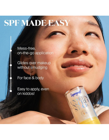 Barra de Protector Solar Invisible Supergoop! SPF 40 - 20.9 ml