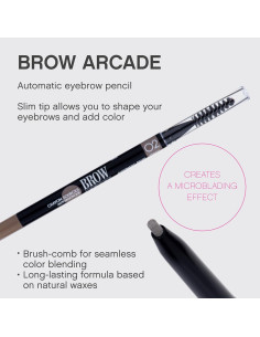 Lápiz de Cejas Vivienne Sabó Arcade - Micro Definidor Marrón Chocolate 2