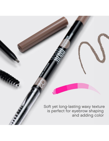 Lápiz de Cejas Vivienne Sabó Arcade - Micro Definidor Marrón Chocolate