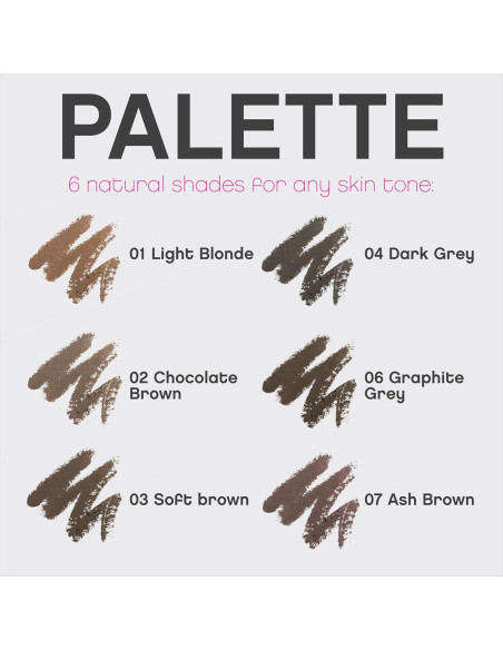 Lápiz de Cejas Vivienne Sabó Arcade - Micro Definidor Marrón Chocolate