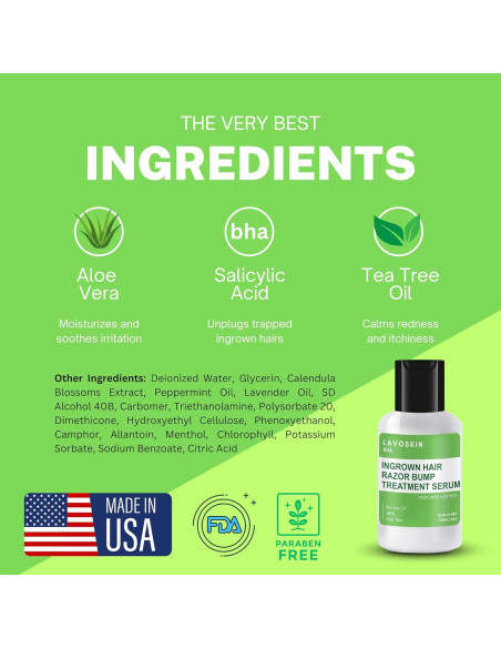 Gel de Árbol de Té LAVO con Ácido Salicílico 231g - Alivio Vellos Encarnados