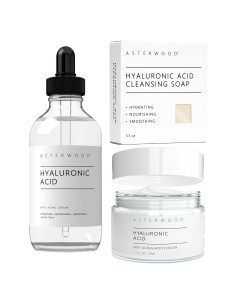 Paquete de Cuidado de la Piel Asterwood - Ácido Hialurónico 3 Piezas