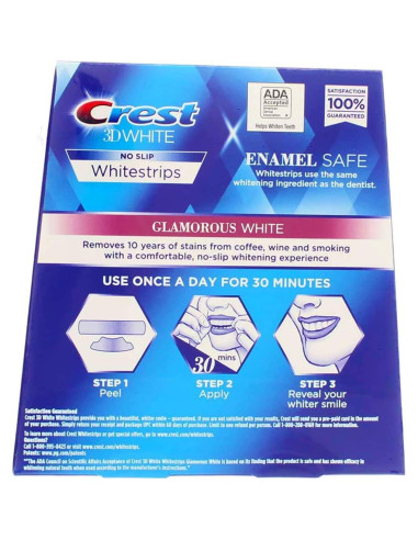 Crest 3D Whitestrips Glamorous White - Blanqueador Dental 28 Tiras