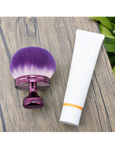 Brocha Kabuki Corporal Extra Grande BABYSHEEP 7.62 cm Púrpura