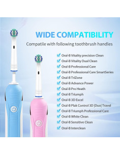 Cabezas de cepillo de dientes NEDIFON Precision Clean - 8 unidades 2