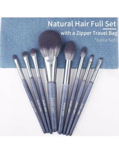 Juego de Pinceles de Maquillaje Profesional ShuiMo 8 Piezas 2