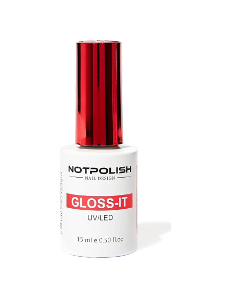 Capa Superior de Uñas Notpolish Gloss-It 14.79 ml - Brillante y Rápido