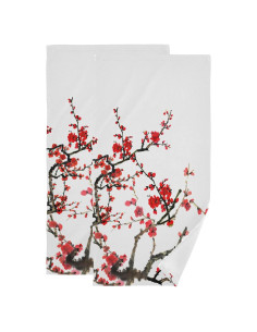 Set de 2 Toallas de Mano HATESAH Flor de Cerezo 72x36.5cm