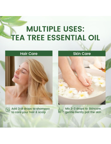 Aceite Esencial de Árbol de Té PHATOIL 100 ml - 100% Puro