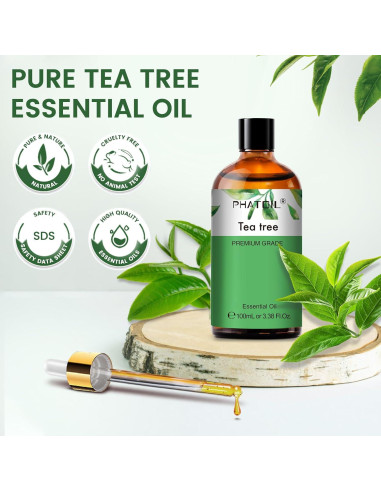 Aceite Esencial de Árbol de Té PHATOIL 100 ml - 100% Puro