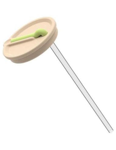 2 Tapas de Silicona para Vaso Stanley Quencher 40oz Beige