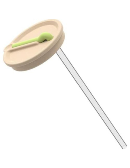 2 Tapas de Silicona para Vaso Stanley Quencher 40oz Beige