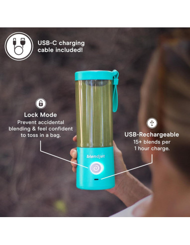 Mezclador Portátil BlendJet BJ-2A 16oz Recargable USB-C