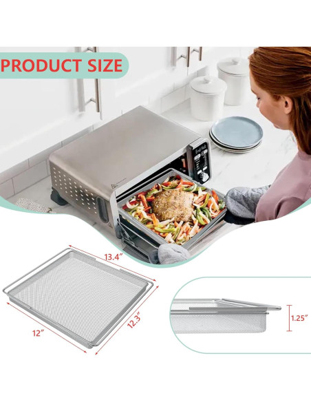 Cesta de Repuesto para Freidora de Aire Ninja Foodi 34.29x30.48cm Cesta de Repuesto para Freidora de Aire Ninja Foodi 34.29x30.48cm