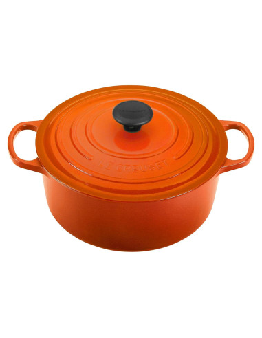 Olla de Hierro Fundido Enameled Le Creuset 5.2L Redonda Llama