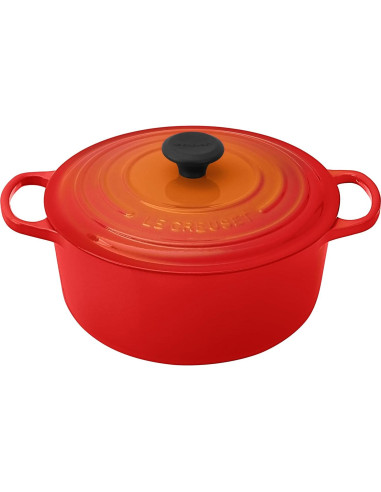 Olla de Hierro Fundido Enameled Le Creuset 5.2L Redonda Llama