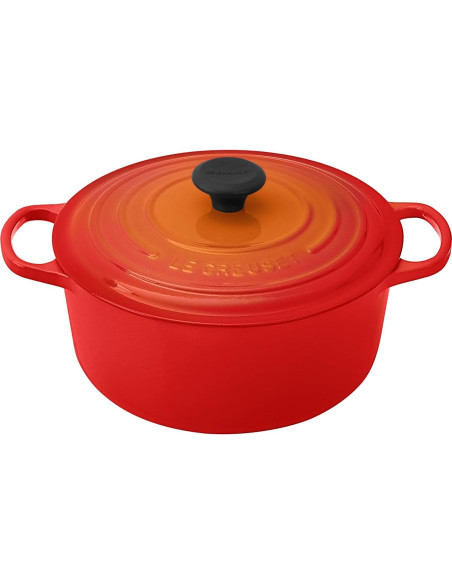 Olla de Hierro Fundido Enameled Le Creuset 5.2L Redonda Llama