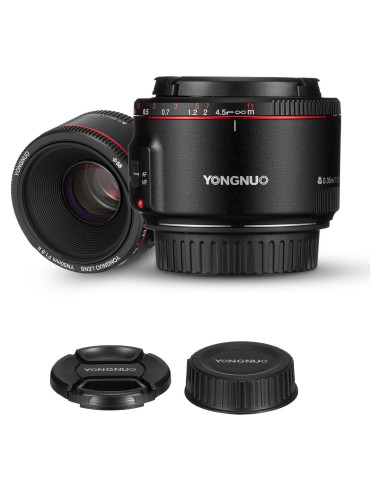 Lente Prime Yongnuo YN50mm F1.8 II para Canon - Enfoque 0.35m