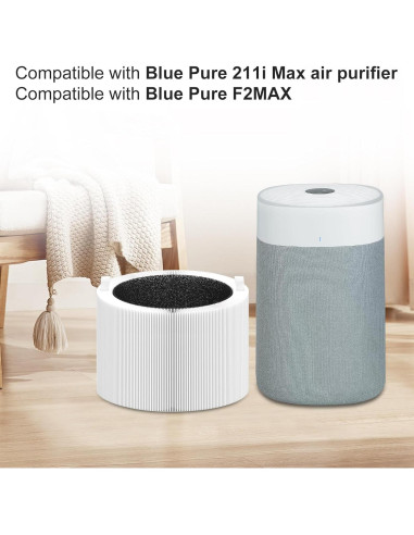 Filtro de Reemplazo Blue Pure 211i Max - 2 Paquete H13 Alta Eficiencia