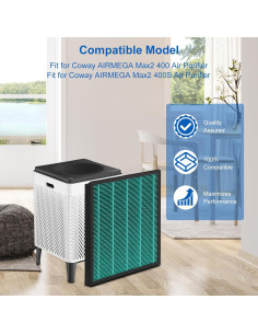 Juego de 4 Filtros de Reemplazo Coway AIRMEGA 400/400S 2