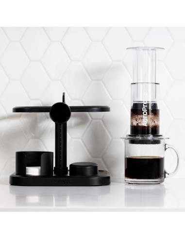 Cafetera AeroPress Clear 3 en 1 Manual - Prensa Francesa y Espresso