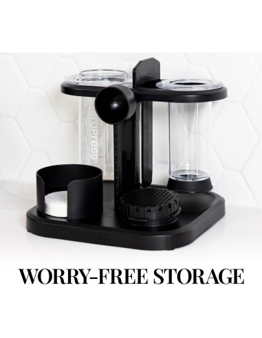 Cafetera AeroPress Clear 3 en 1 Manual - Prensa Francesa y Espresso