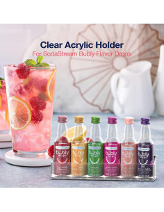 Soporte Acrílico GALVANOX para 6 Gotas Bubly de SodaStream 2