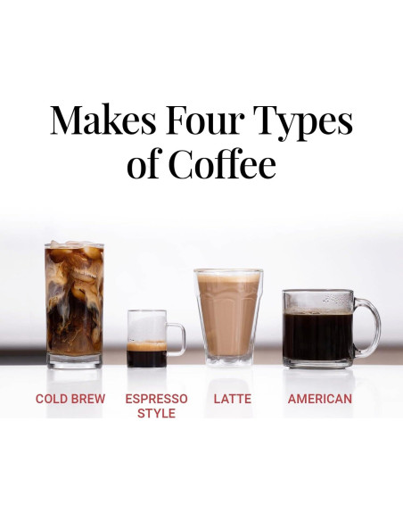 Cafetera AeroPress Clear 3 en 1 Manual - Prensa Francesa y Espresso