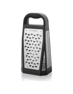 Rallador de caja Microplane Elite 5 en 1 con taza medidora - Negro