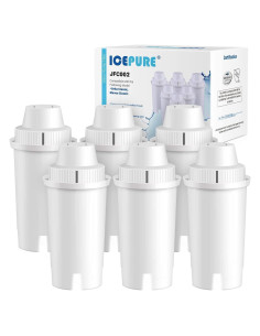 Filtro de Agua ICEPURE para Jarras Brita - 6 Unidades, NSF
