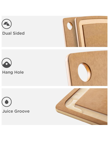 Tabla de Cortar Epicurean Gourmet 49.5x38.1 cm Nuez Natural