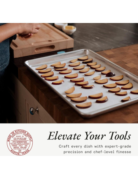 Bandeja para Hornear Made In - Aluminio Grado Comercial 45x33 cm