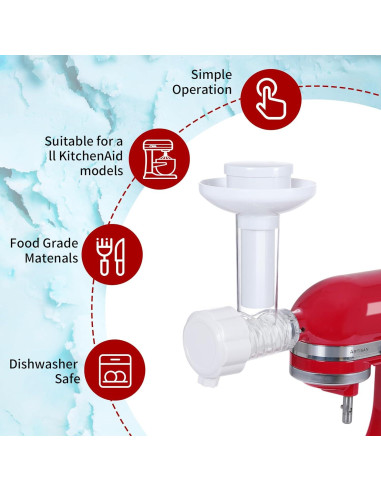 Accesorio de Helado Gdrtwwh para Mezcladores KitchenAid 0.79kg