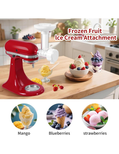 Accesorio de Helado Gdrtwwh para Mezcladores KitchenAid 0.79kg