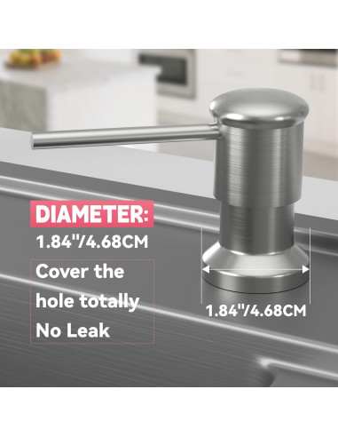 Dispensador de Jabón OHiHi para Fregadero con Tubo 119.38 cm