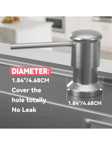 Dispensador de Jabón OHiHi para Fregadero con Tubo 119.38 cm