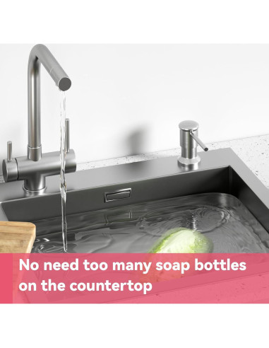 Dispensador de Jabón OHiHi para Fregadero con Tubo 119.38 cm