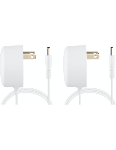 Paquete de 2 Adaptadores de Corriente 1.83m Vebner para Google Nest