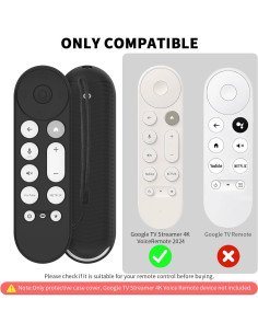 Funda de Silicona para Control Remoto Google TV 4K 2024 - 2 Pcs 2