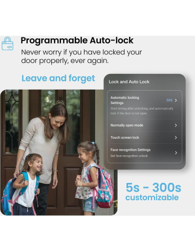 Cerradura Inteligente Lockly Secure Plus Bluetooth con Huella Dactilar